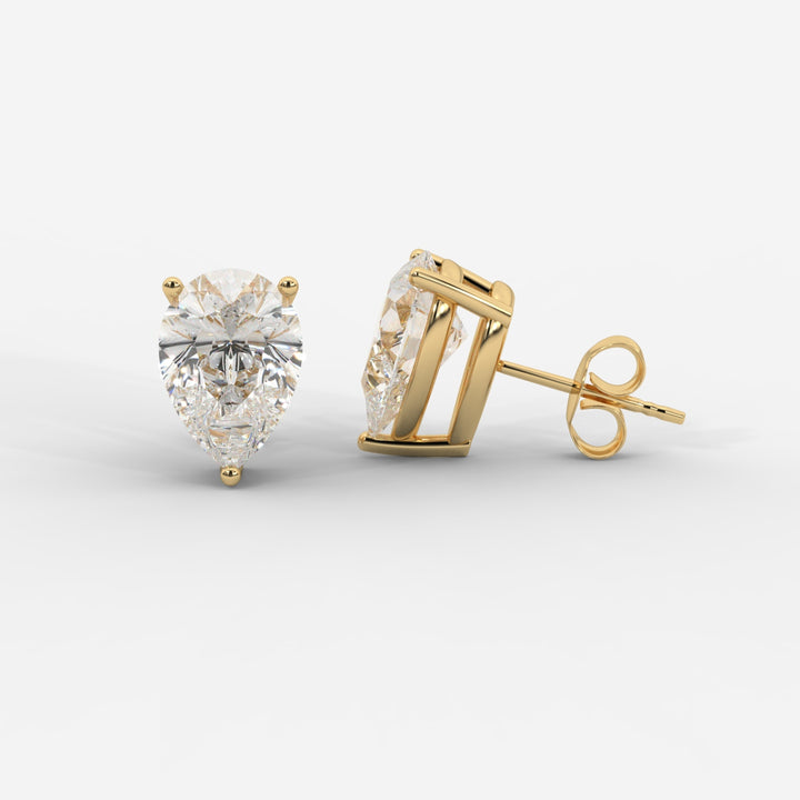 Pear Cut Basket Studs