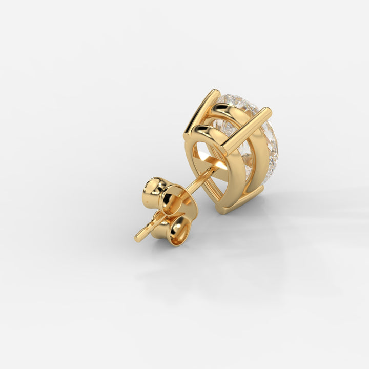 Pear Cut Basket Studs