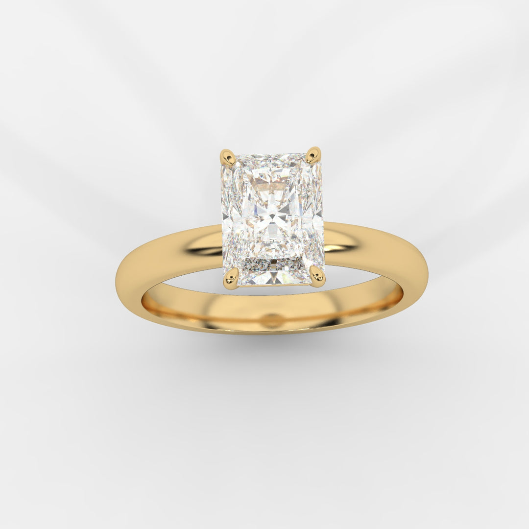 Solitaire Radiant Ring