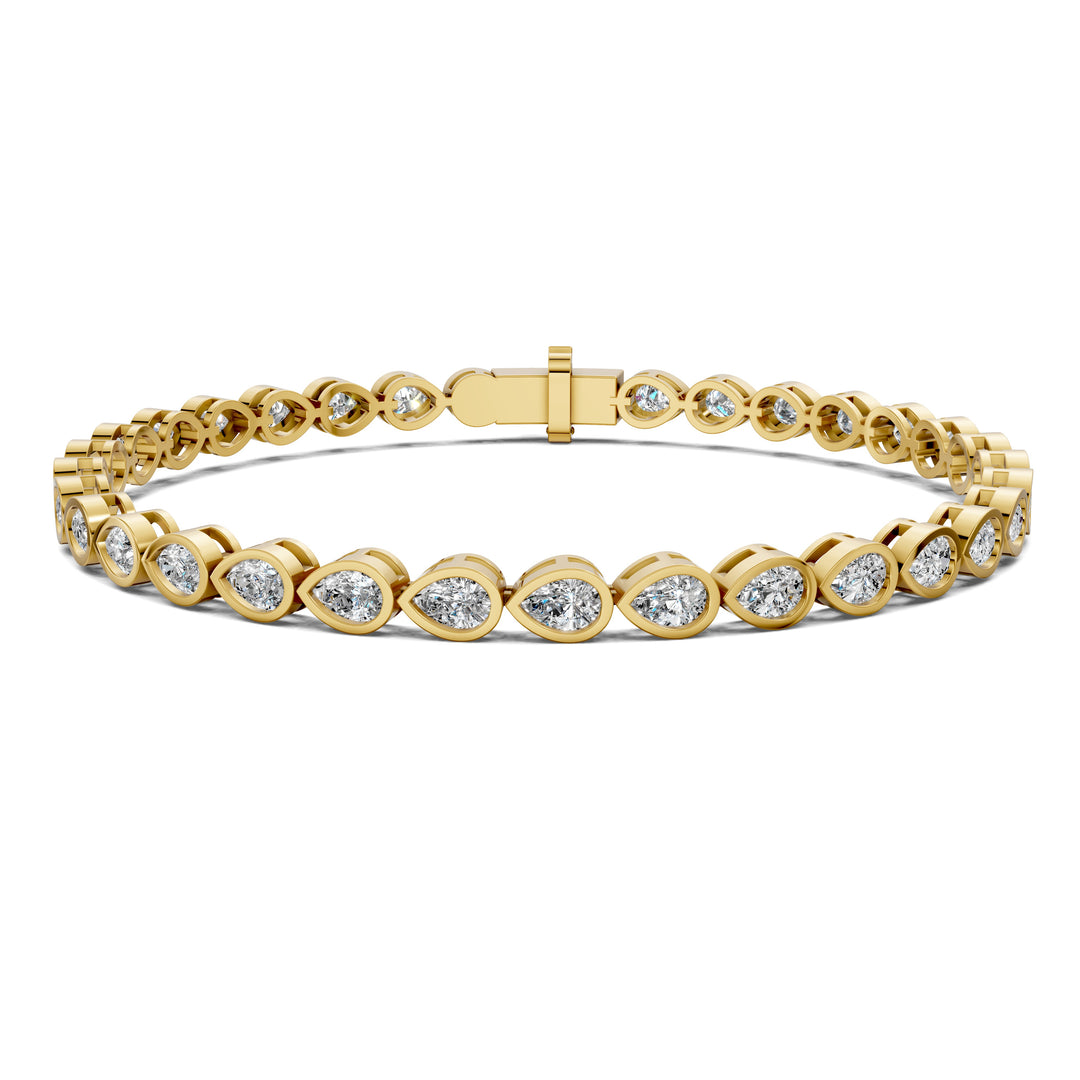 Pear Bezel Bracelet (5TCW)