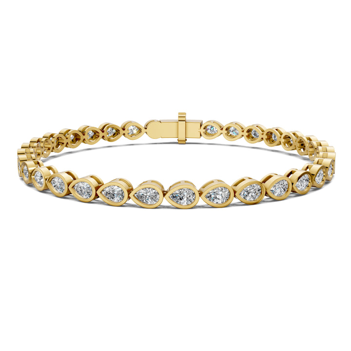 Pear Bezel Bracelet (5TCW)