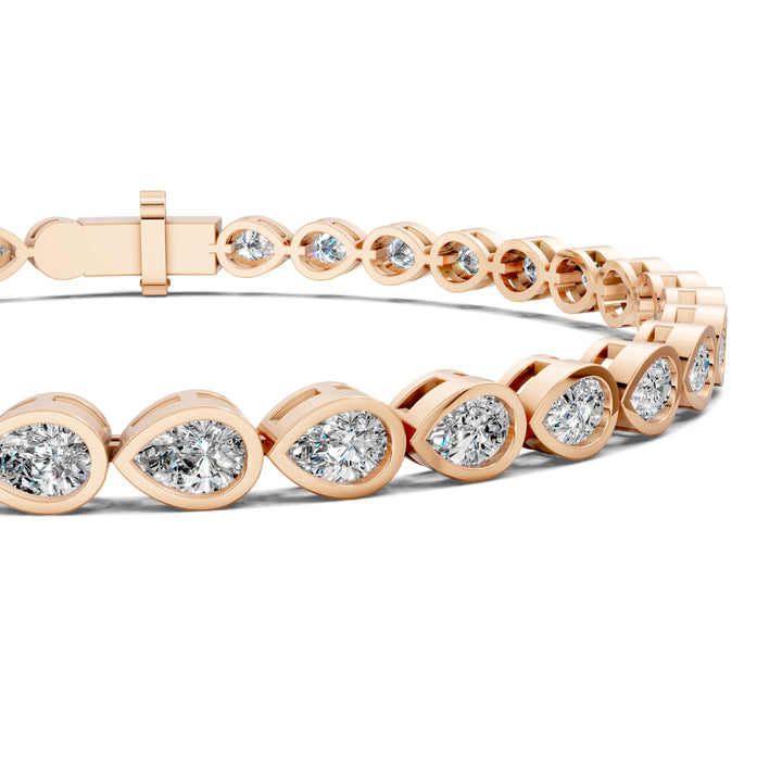 Pear Bezel Bracelet (5TCW)