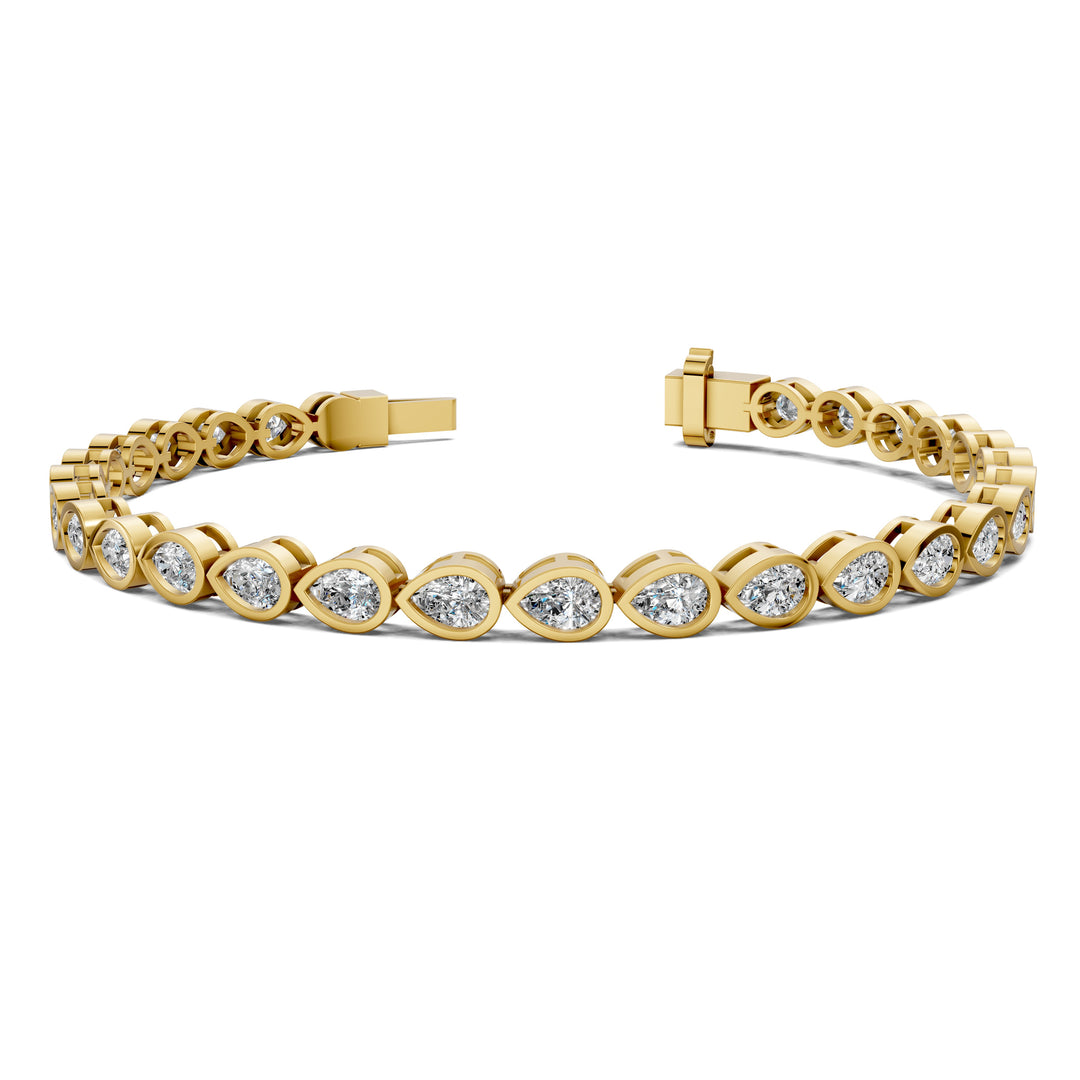 Pear Bezel Bracelet (5TCW)