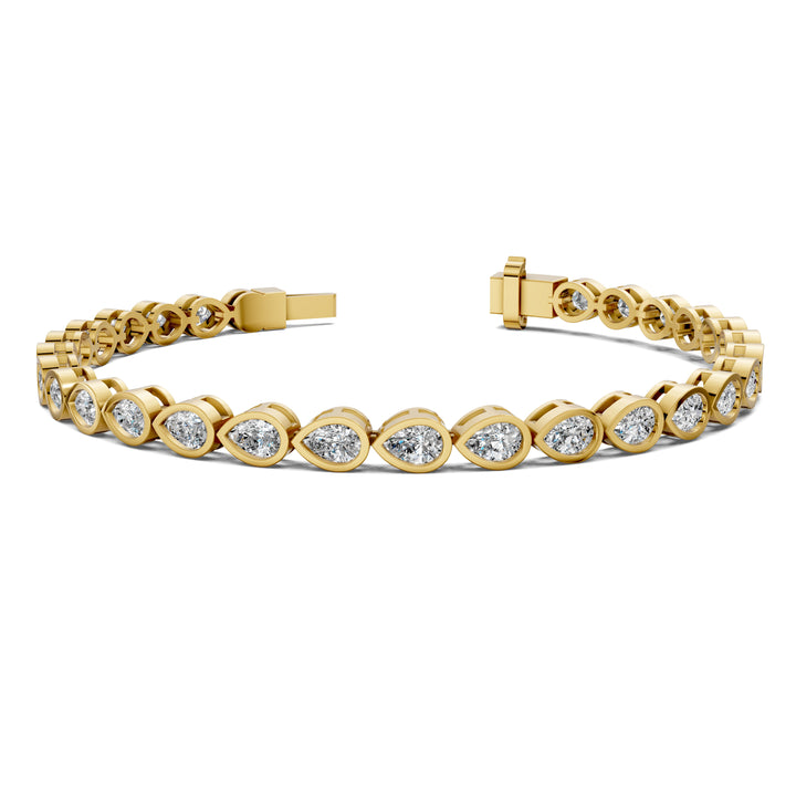 Pear Bezel Bracelet (5TCW)