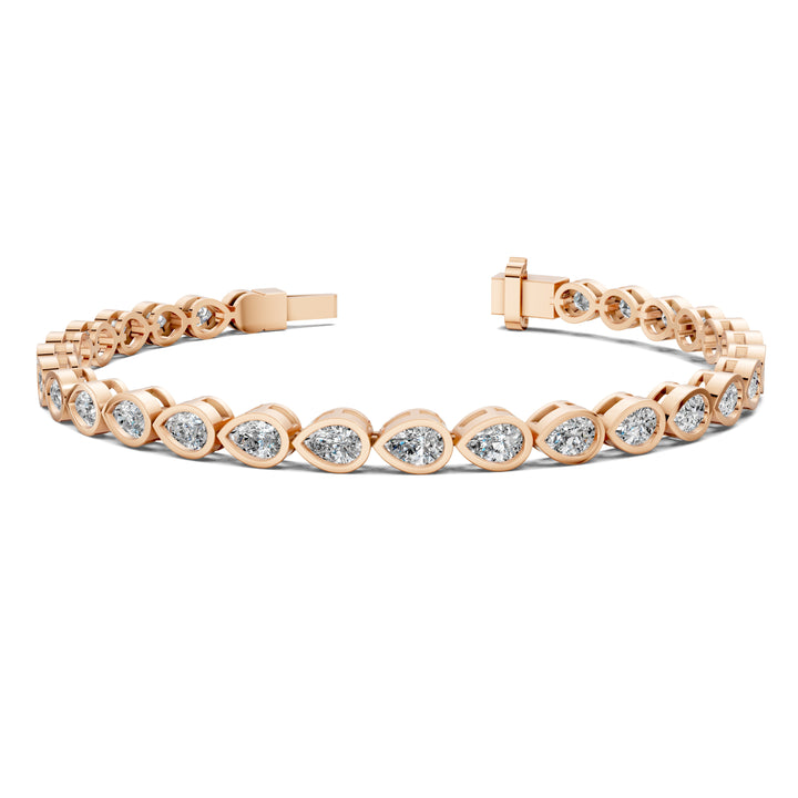 Pear Bezel Bracelet (5TCW)