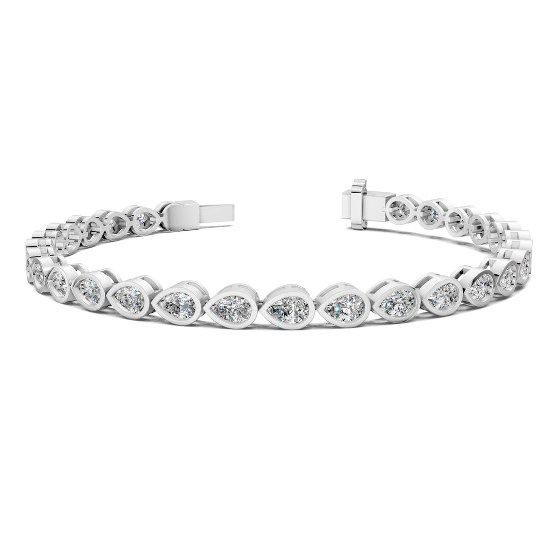 Pear Bezel Bracelet (5TCW)