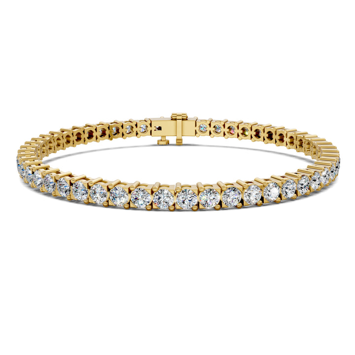 Cross Prong Tennis Bracelet (6.5 TCW)