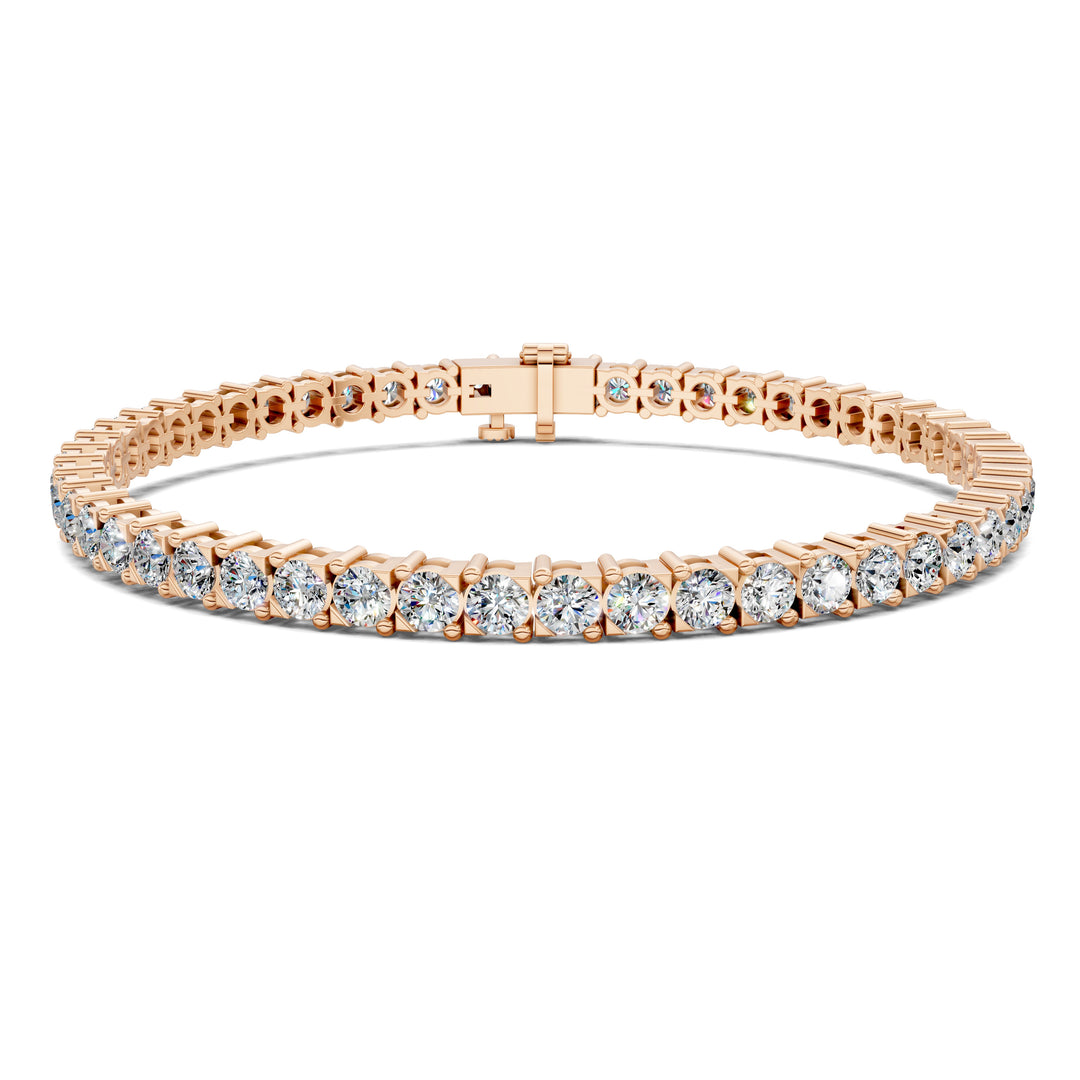 Cross Prong Tennis Bracelet (6.5 TCW)