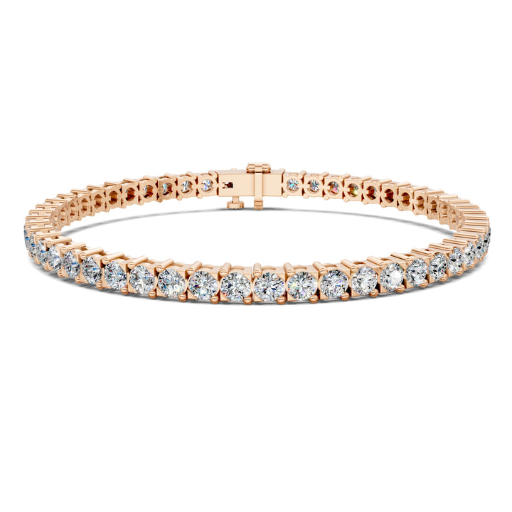 Cross Prong Tennis Bracelet (6.5 TCW)