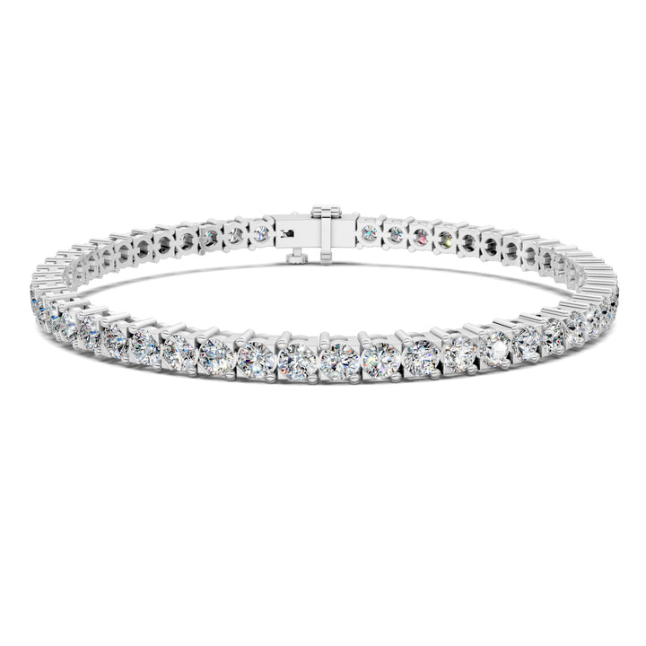 Cross Prong Tennis Bracelet (6.5 TCW)