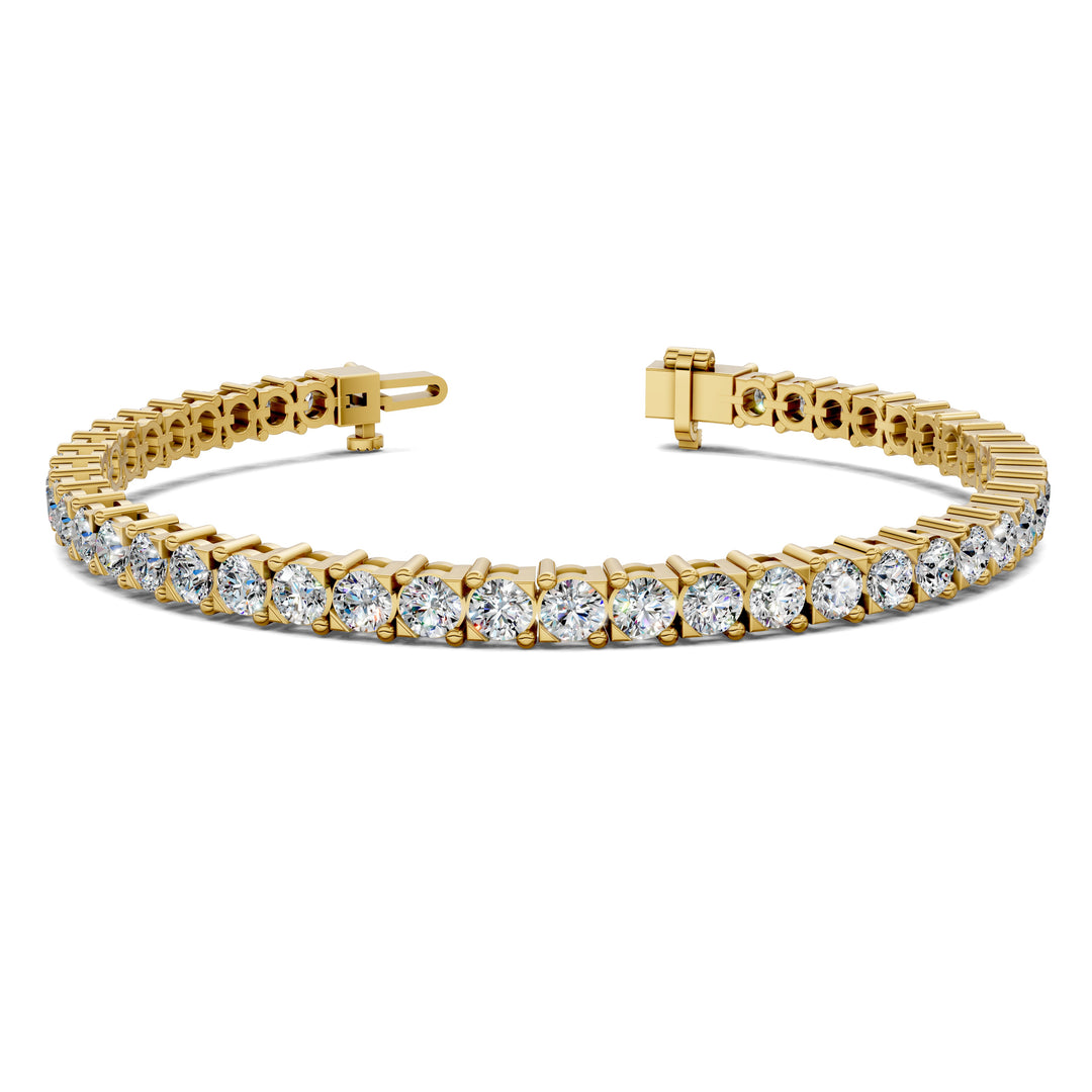 Cross Prong Tennis Bracelet (6.5 TCW)