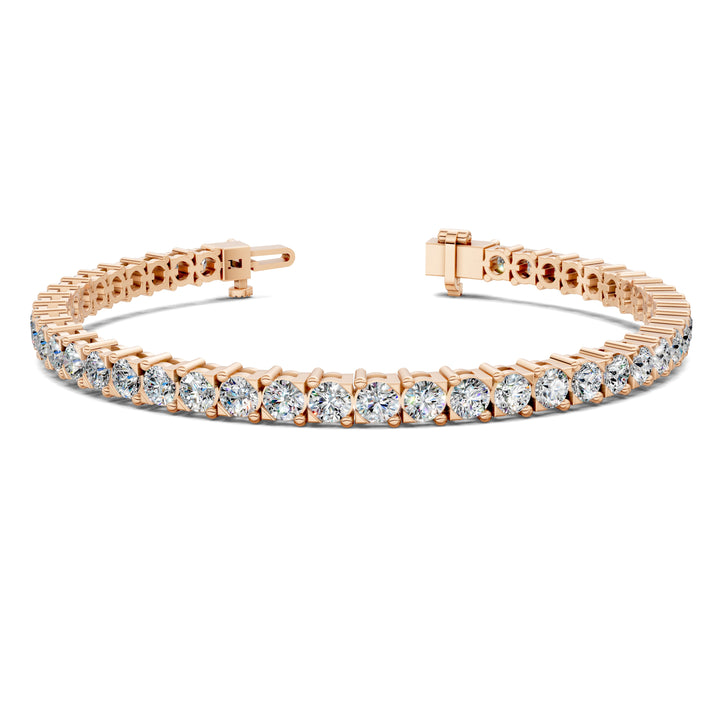 Cross Prong Tennis Bracelet (6.5 TCW)