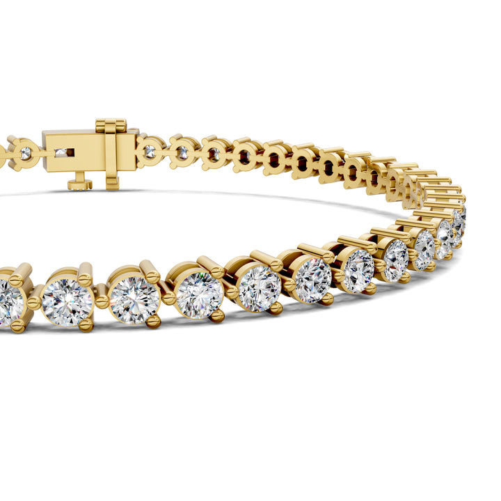 Classic Three-Prong Tennis Bracelet (3 TCW)