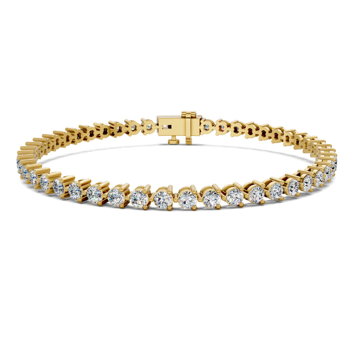 Classic Three-Prong Tennis Bracelet (3 TCW)