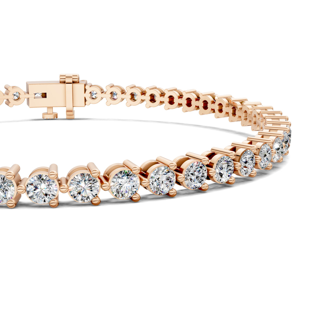 Classic Three-Prong Tennis Bracelet (3 TCW)