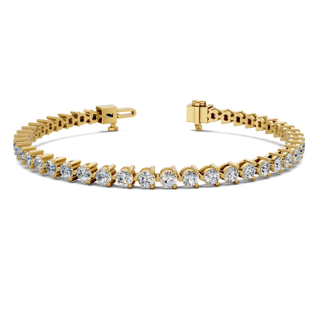 Classic Three-Prong Tennis Bracelet (3 TCW)