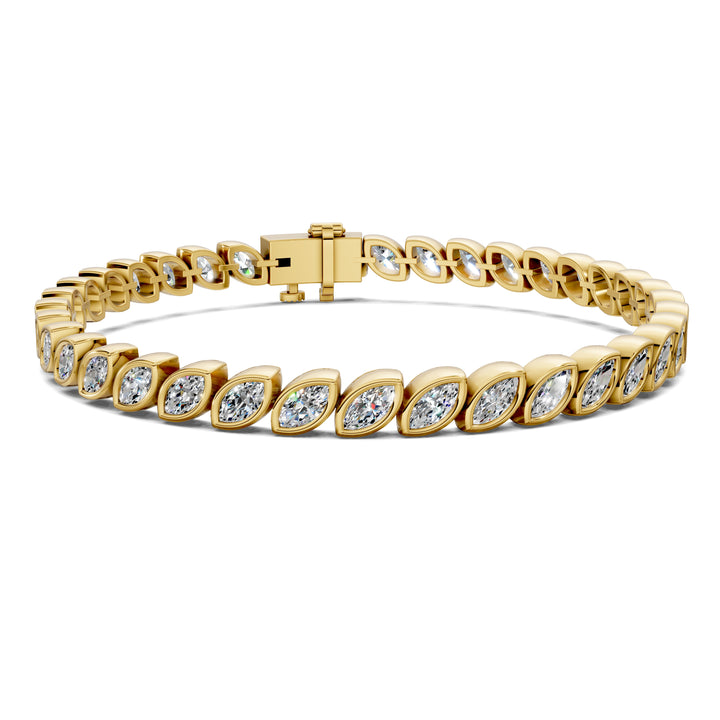 Marquise Bezel Tennis Bracelet (5 TCW)
