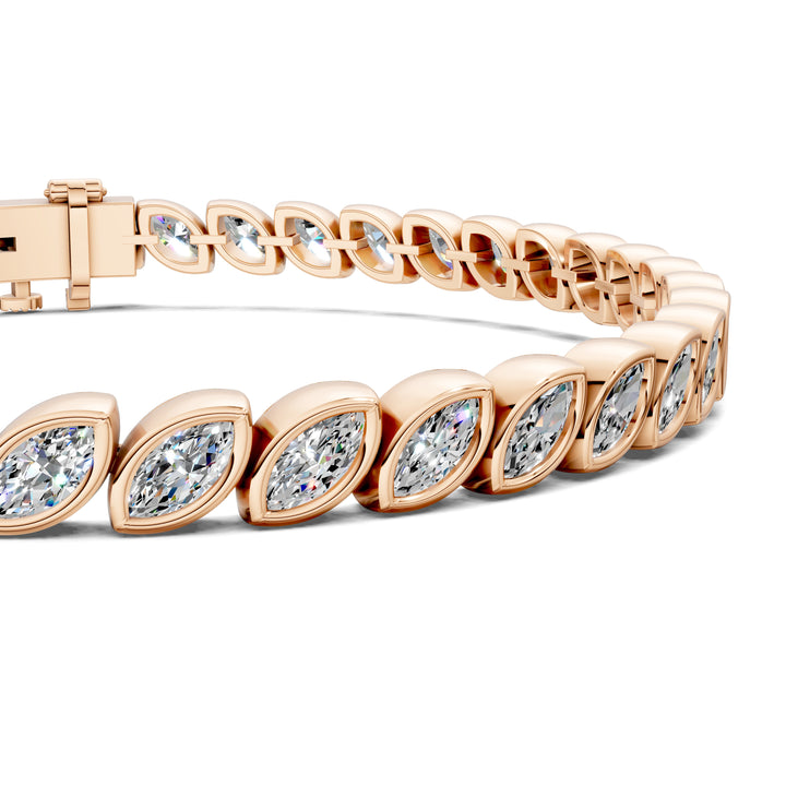 Marquise Bezel Tennis Bracelet (5 TCW)