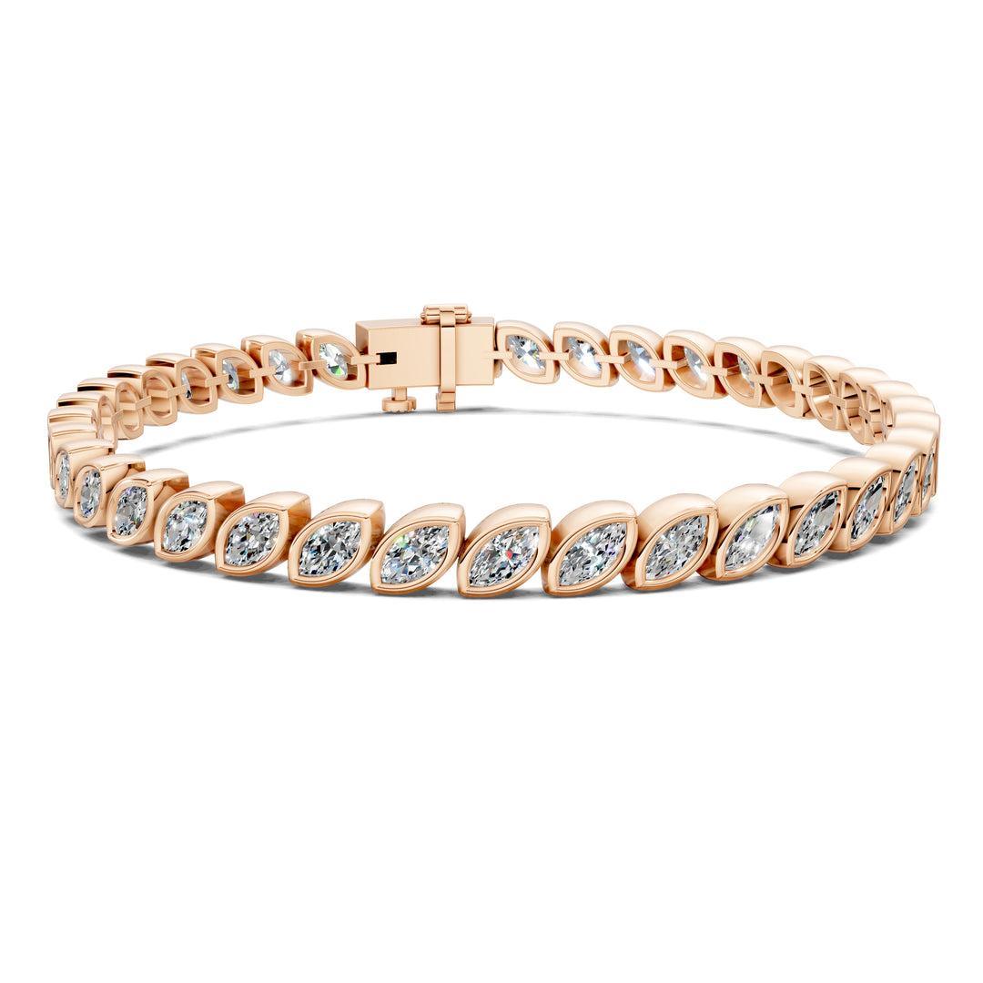 Marquise Bezel Tennis Bracelet (5 TCW)