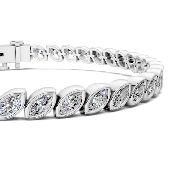 Marquise Bezel Tennis Bracelet (5 TCW)
