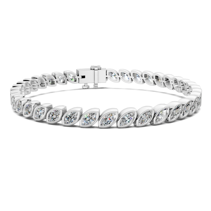 Marquise Bezel Tennis Bracelet (5 TCW)
