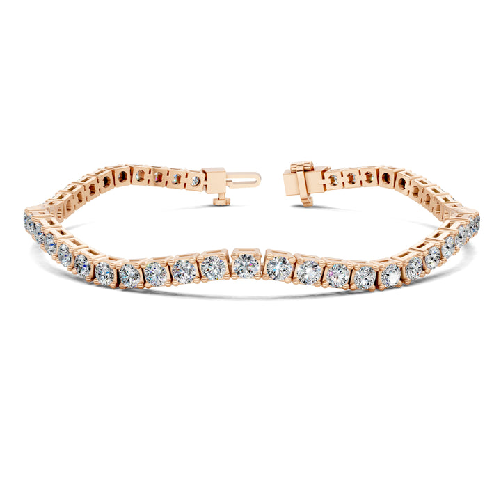 Wave Tennis Bracelet (5 TCW)