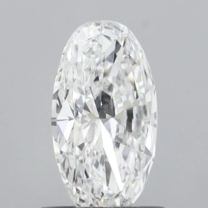 1.00ct Oval Lab Grown Diamond (Colour D, Clarity VVS2, IGI Certified)