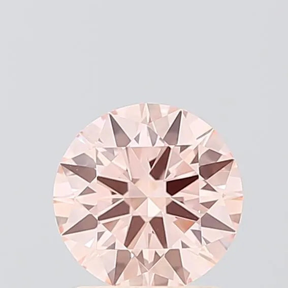 1.00ct Round Lab Grown Diamond (Colour Fancy Intense Pink, Clarity VVS2, Cut ID, IGI Certified)