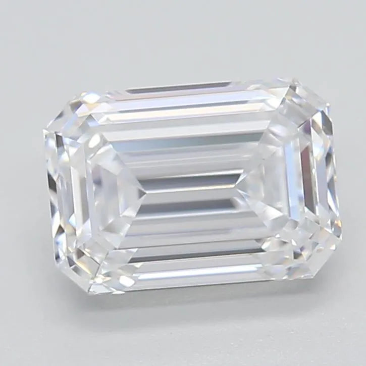 1.01ct Emerald Lab Grown Diamond (Colour D, Clarity IF, IGI Certified)