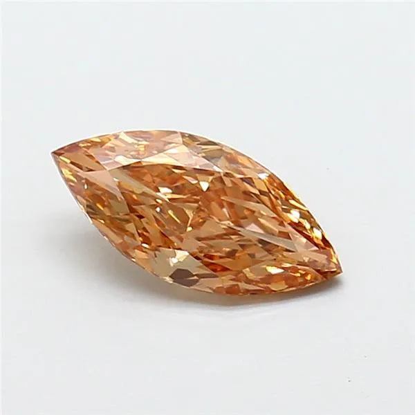 1.01ct Marquise Lab Grown Diamond (Colour Fancy Light Brown, Clarity VVS2, IGI Certified)