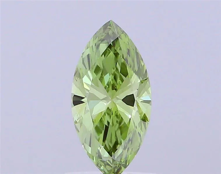 1.01ct Marquise Lab Grown Diamond (Colour Fancy Vivid Green, Clarity VS1, IGI Certified)