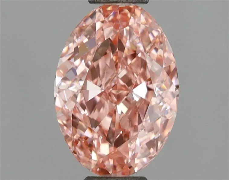 1.01ct Oval Lab Grown Diamond (Colour Fancy Vivid Pink, Clarity VS1, IGI Certified)