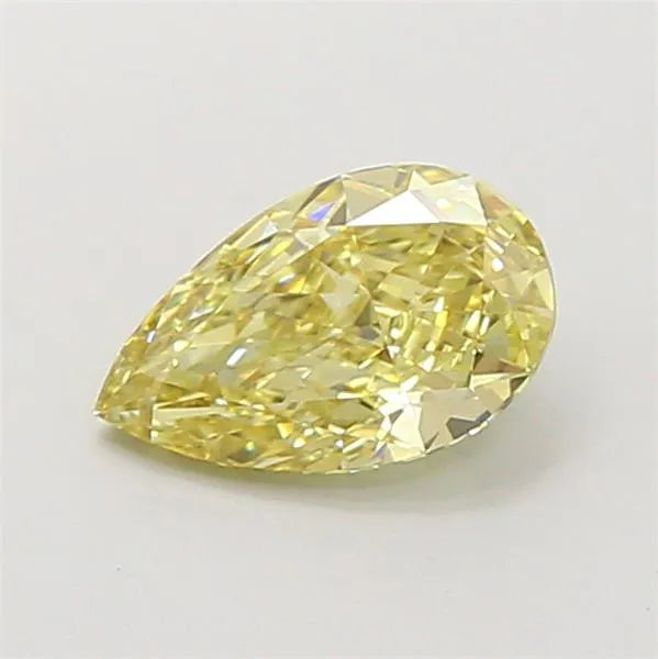 1.01ct Pear Lab Grown Diamond (Colour Fancy Yellow, Clarity VS1, IGI Certified)