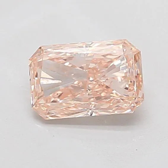 1.01ct Radiant Lab Grown Diamond (Colour Fancy Light Brown, Clarity VVS2, IGI Certified)