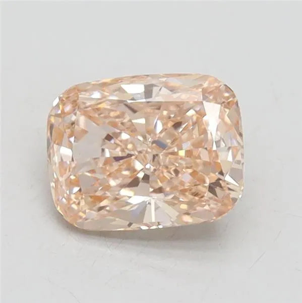 1.02ct Cushion brilliant Lab Grown Diamond (Colour Light Pinkish Brown, Clarity VS1, IGI Certified)