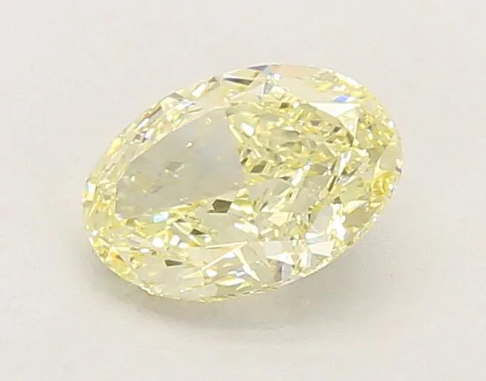 1.02ct Oval Lab Grown Diamond (Colour Fancy Light Yellow, Clarity VVS2, IGI Certified)