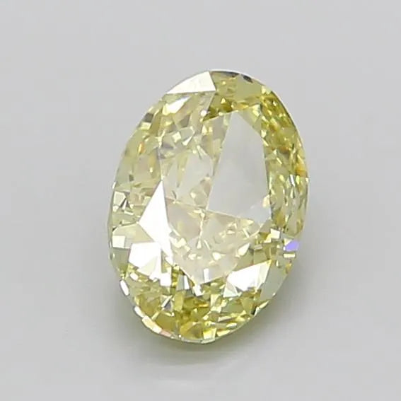 1.02ct Oval Lab Grown Diamond (Colour Fancy Yellow, Clarity VS1, IGI Certified)