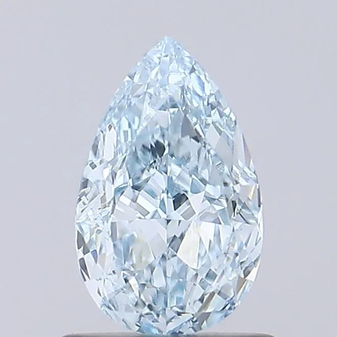 1.03ct Pear Lab Grown Diamond (Colour Fancy Intense Blue, Clarity VVS2, IGI Certified)