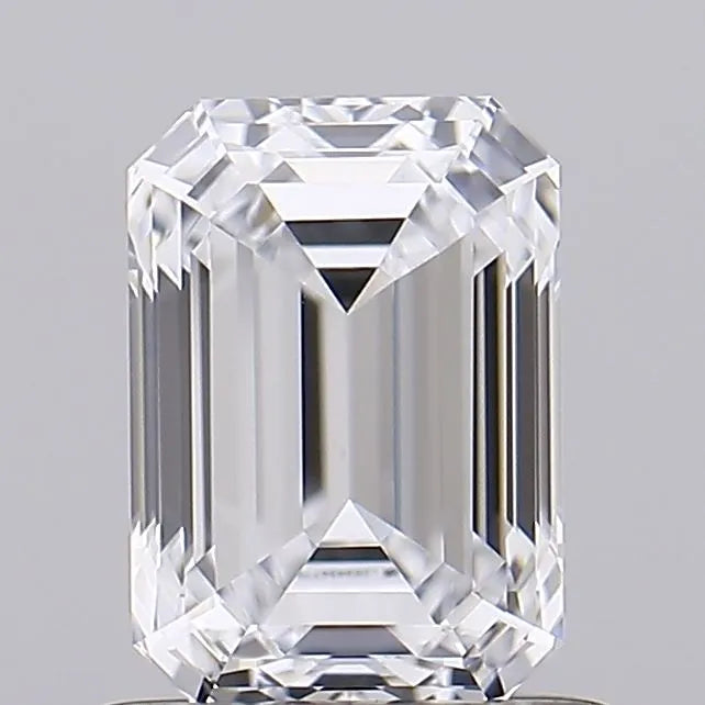 1.04ct Emerald Lab Grown Diamond (Colour D, Clarity IF, IGI Certified)