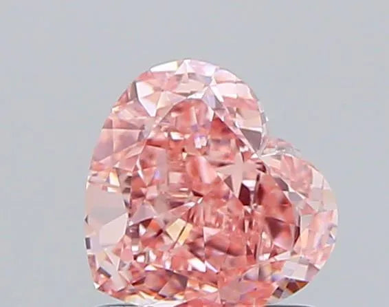 1.04ct Heart Lab Grown Diamond (Colour Fancy Vivid Pink, Clarity VS1, IGI Certified)