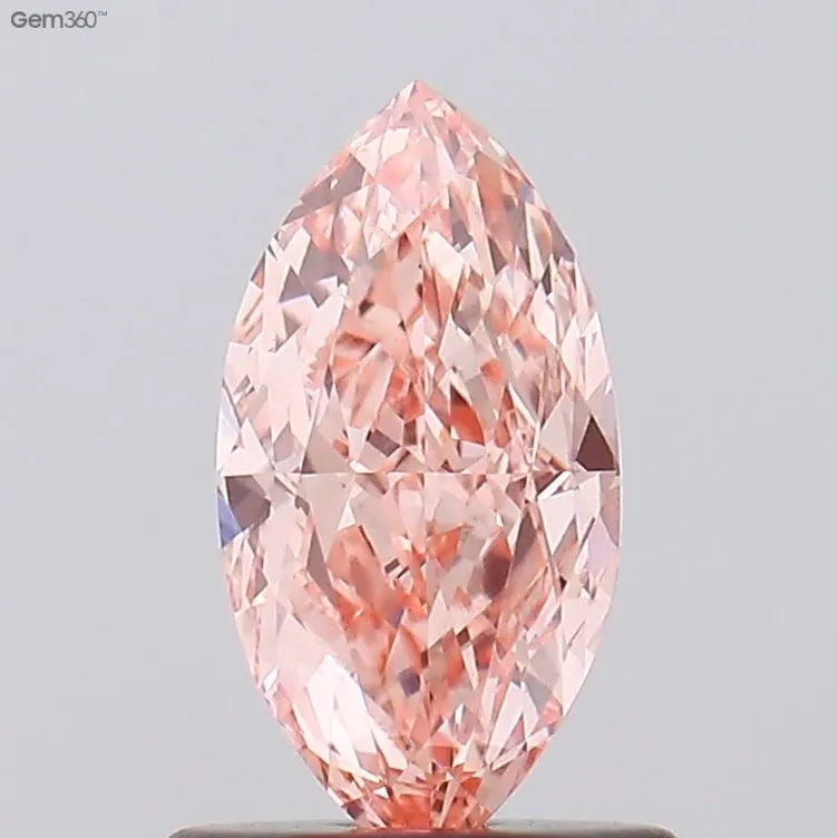 1.05ct Marquise Lab Grown Diamond (Colour Fancy Vivid Pink, Clarity VS1, IGI Certified)