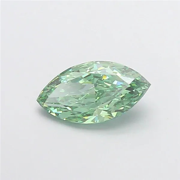 1.06ct Marquise Lab Grown Diamond (Colour Fancy Vivid Green, Clarity VVS2, IGI Certified)