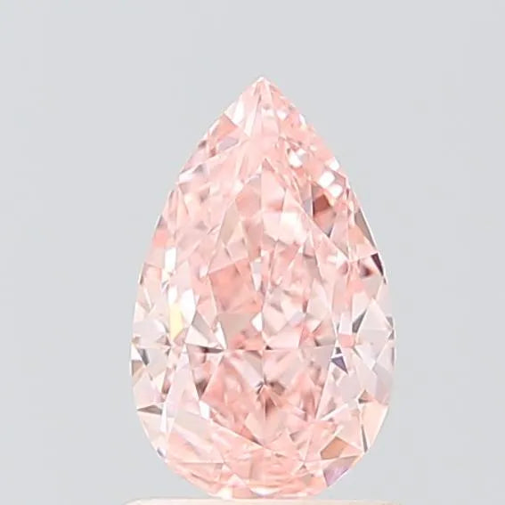 1.06ct Pear Lab Grown Diamond (Colour Fancy Intense Pink, Clarity VVS2, IGI Certified)
