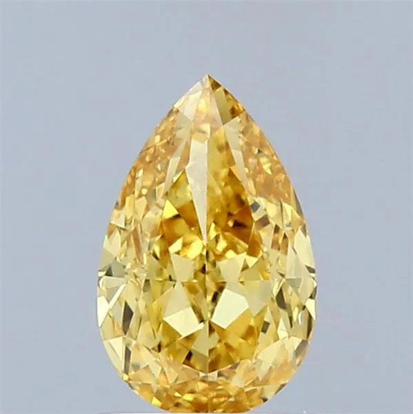 1.06ct Pear Lab Grown Diamond (Colour Fancy Vivid Yellow, Clarity VS1, IGI Certified)