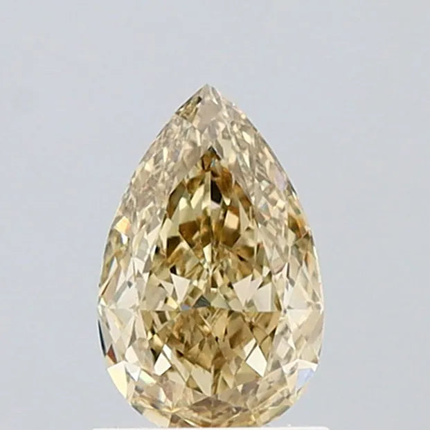 1.07ct Pear Lab Grown Diamond (Colour Fancy Gray Yellow, Clarity VS1, IGI Certified)