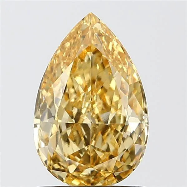1.07ct Pear Lab Grown Diamond (Colour Fancy Intense Yellow, Clarity VS1, IGI Certified)