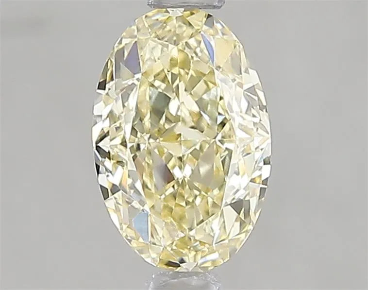 1.08ct Oval Lab Grown Diamond (Colour Fancy Light Yellow, Clarity VS1, IGI Certified)