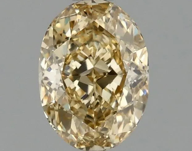 1.09ct Oval Lab Grown Diamond (Colour Fancy Intense Yellow, Clarity VS1, IGI Certified)