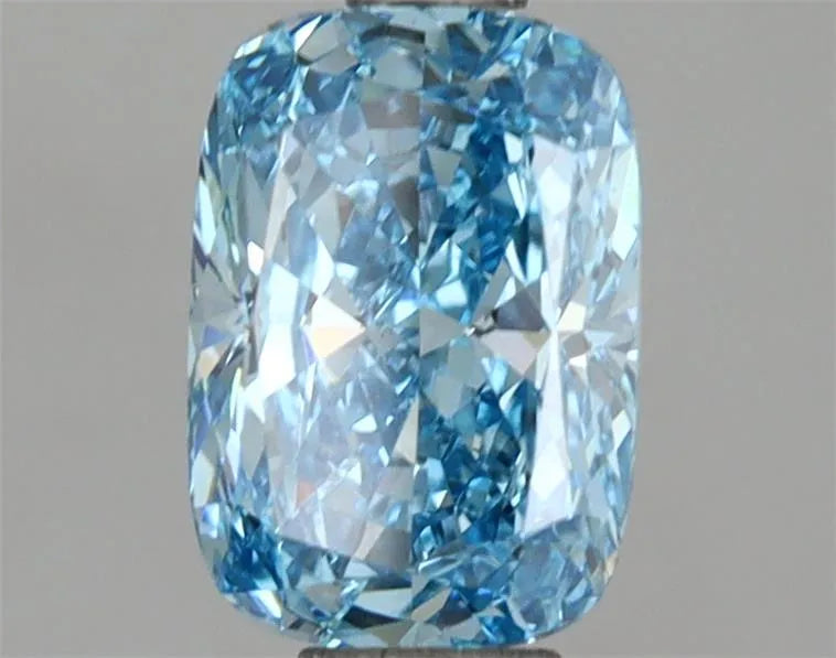 1.14ct Cushion modified Lab Grown Diamond (Colour Fancy Vivid Blue, Clarity VS1, IGI Certified)