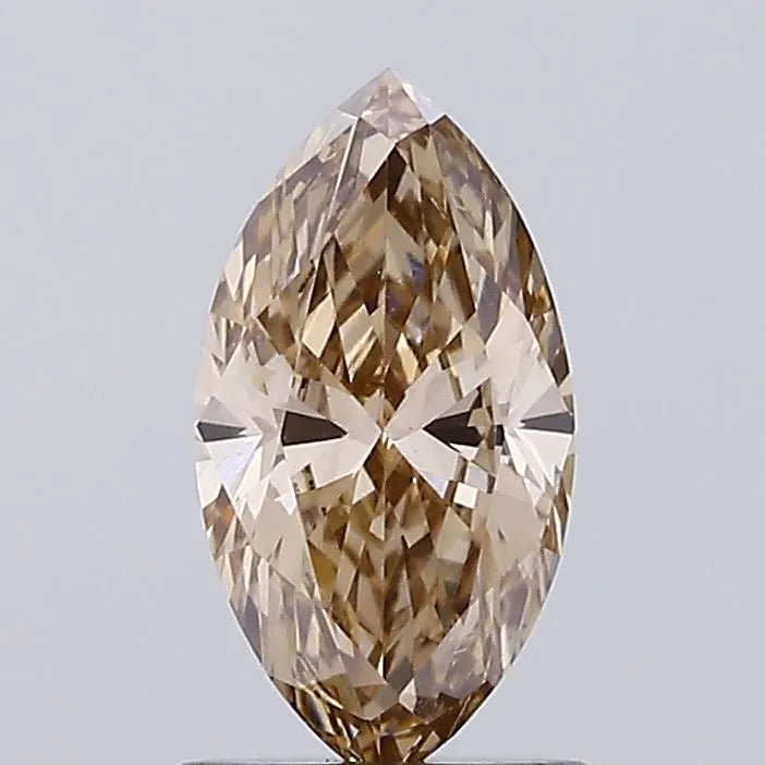 1.16ct Marquise Lab Grown Diamond (Colour Fancy Brown, Clarity VS1, IGI Certified)
